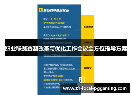 职业联赛赛制改革与优化工作会议全方位指导方案